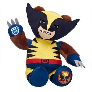 Build A Bear Wolverine 16" Inch Plush Figure X-Men Marvel Comics